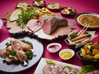 【WEB限定★金曜日】生ビールとワインの飲み放題付　MEET the MEAT ブッフェ