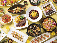 1/6〜【平日ディナービュッフェ大人/時間制限なし】牛ロースステーキをはじめ、ディナータイム限定のスペシャルメニューも食べ放題！