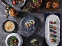 *1月8日起，星期六、星期日及公众假期* [标准/日期套餐] 13道菜 / 享用“意象开胃菜”和两道主菜，感受如云海般环绕餐桌的奇妙体验。