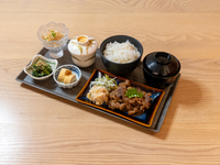 Flavored grilled beef set meal