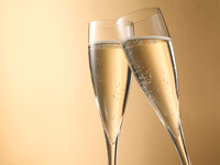 【忘年会/新年会】ご予約時にお伝えいただき、更にこちらの画面提示で6名様以上で乾杯酒をグラスシャンパンに無料にてアップグレード(全コースが対象)