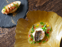 オフィシャルWEB予約限定【Auliiランチコース】シェフ厳選の全6皿+乾杯スパークリング+通常テーブル席(土日祝限定)