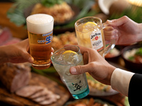 2月限定！【土日ディナー】団体プラン　90分飲み放題付！　※5名様～9名様