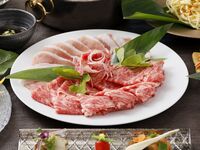 特撰宮古牛とアグー豚のすき焼きコース