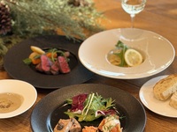 X'masランチコース②（サービススパークリング＋お料理5品＋デザート盛り合わせ＋食後のドリンク）