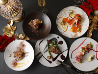 【直前割】Xmas2025　表参道イルミネーションクリスマスディナーコース　乾杯モエシャンドン付き　全5品