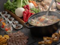 [Elementary School Students] Teppanyaki Beef Steak and Colorful Kyushu Lunch & Dessert Buffet ~Warm your body with seasonal flavors~