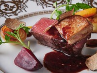 1月おすすめ贅沢ランチ【★2026迎春プラン★乾杯酒プレゼント】　オマール海老のグラチネや国産牛フィレ肉のロッシーニを味わう豪華フルコース全5品-SHIKITEI-（平日）