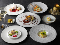 Christmas dinner course+Bottle wine