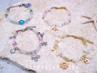 Making a pebble bracelet