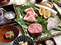 [New Year's Sale] Weekday 　 Stone-grilled Lunch + After-meal Café + Special Course with Dessert Upgrade