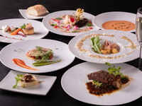 直前割【Christmas Speciale 2025】乾杯シャンパン付・国産牛ロース肉の黒トリュフソースなどWメインの全７品