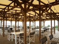 【シーサイドテラス　テーブル席】ネモフィラBBQランチ　手ぶら