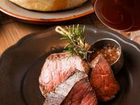 【2026年新年会】【2H飲み放題】シャンパンフリーフロー！国産黒毛和牛”山形牛”ビステッカ含む満足コース…9900yen 2名様～