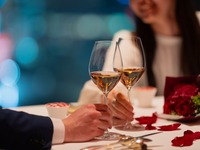 【Feb 14th Valentine's Day Limited】Valentine Dinner includes a half bottle of Champagne