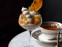 季節のパフェ/紅茶と柑橘（バータイム）