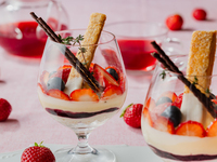 ペアリングティーセット　スイートベリーズ×苺パフェ