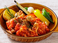 ハーフブッフェランチ 鶏手羽元のカチャトーラ 【WEB予約特典有】