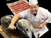 1/6 19:30~限定特別イベント【マグロ解体ショースペシャルコース】9,000円 　※19:00-21:00の来店時間を選択ください