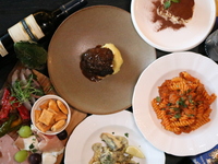 【スプリングパーティプラン】　ナポリコース　　飲み放題付き　