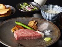 Kobe beef steak set 13,200 yen