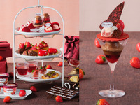 2時間カフェフリー【土日祝】ストロベリー＆チョコレート アフタヌーンティー withハーゲン ダッツと贅沢いちごパフェ《ミニサイズ》のスイーツセット