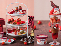 2時間カフェフリー【土日祝】ストロベリー＆チョコレート アフタヌーンティー withハーゲン ダッツと贅沢いちごパフェのスイーツセット