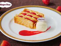 【オプションメニュー】季節のいちごミルフィーユ～ハーゲンダッツ バニラ添え～