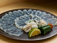 [Omakase Course with Puffer fish]　