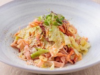 【3/17～3/31】桜エビとキャベツのペペロンチーノスパゲティ