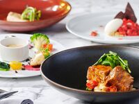 【★1月～2月の平日・祝日限定タイムセール★トリュフ尽くしランチ★】乾杯酒プレゼント！冬の味覚トリュフを贅沢に使った前菜や北海道産豚肩ロースなど全4品コース！