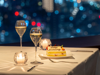 【アニバーサリー プラン 春】窓側確約+乾杯スパークリング+オリジナルーケーキ+トラディツィオーネ  イン  ノヴァツィオーネ 