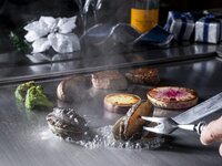 Tsukikyo Yonezawa beef ~ Live abalone ~