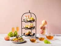 【土日祝：天空のアフタヌーンティー】季節のティーフードや鮮魚カルパッチョ＋スパーク等フリードリンク