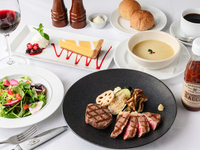 [OSAKA PRIME Lunch] 8 dishes including Wagyu beef and two kinds of fillet steak, dessert, etc. from February 1st