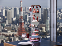 【週末 窓側確約（Viewチャージ含む）】 Strawberry & Chocolate AfterMOON Tea