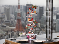 【平日限定割 窓側確約（Viewチャージ含む）】Strawberry & Chocolate AfterMOON Tea