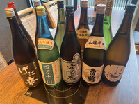 単品日本酒飲み放題120分2,970円(税込)