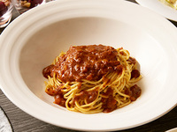 【平日ディナー】ビーガンパスタ大豆ミートのボロネーゼソース＆ハーフビュッフェ