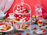 ★スペシャルセール！500円OFF★【1/16(金)14:00/14:30入店】＊イチゴミルフィーユ付き＊真っ赤な苺づくしのアフタヌーンティー