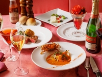 ថ្ងៃទី 1 ខែកុម្ភៈ ដល់ថ្ងៃទី 28 ខែកុម្ភៈ {កម្មវិធីពិសេសសម្រាប់ទិវានៃក្តីស្រឡាញ់} មុខម្ហូបសាច់គោ Filet Mignon ◇ សាច់គោ Filet Mignon, ទឹកជ្រលក់ Alfonsino និង Crab Bouillabaisse, ប៉ាហ្វេតស្ត្របឺរី ជាដើម។