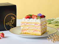 【TAKEOUT】vocoスクエアショートケーキ / 12×9cm