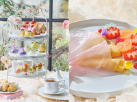 犬同伴【クレープブーケ付】フラワーマルシェアフタヌーンティー（土日祝）