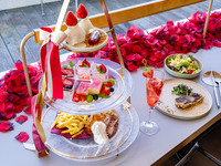 【런치＆90분 프리 플로우 첨부】 사치 아마오의 애프터눈 디저트 런치 세트