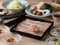 [Carefully selected pork] Dashi shabu-shabu course "Murasaki"