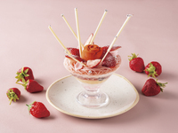 【ドリンクセット】ローズパフェ　～あまりんと桜～