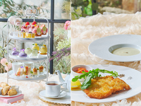 ＜特別会場へご案内＞【カツレツランチ】フラワーマルシェアフタヌーンティー（土日祝）