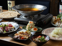 【個室確約プラン】季節野菜と黒豚出汁しゃぶコース＋2時間飲み放題