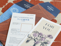 Pair lunch gift: 13,000 yen (includes one drink)