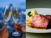 2月おすすめ贅沢ディナー【乾杯酒プレゼント】富士の介サーモンマリネやオマールエビのグラチネ、国産牛フィレ肉やフォアグラのポワレを堪能するシェフ特選ディナー全6品‐CHEF’S‐